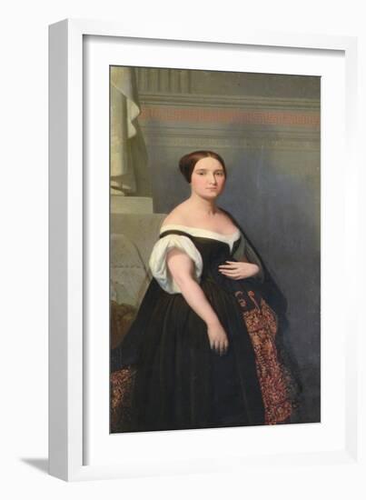 Princess Mathilde (1820-1904) (Oil on Canvas)-Ary Scheffer-Framed Giclee Print