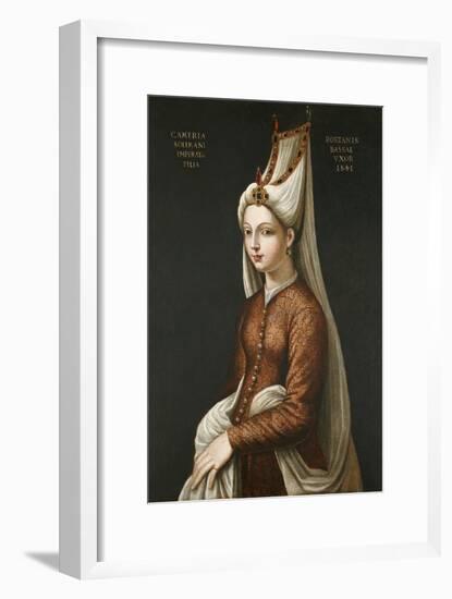 Princess Mihrimah Sultan (1522-1578), Daughter of the Emperor Suleiman I-null-Framed Giclee Print