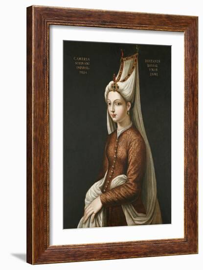 Princess Mihrimah Sultan (1522-1578), Daughter of the Emperor Suleiman I-null-Framed Giclee Print