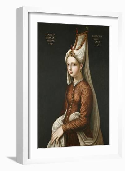 Princess Mihrimah Sultan (1522-1578), Daughter of the Emperor Suleiman I-null-Framed Giclee Print