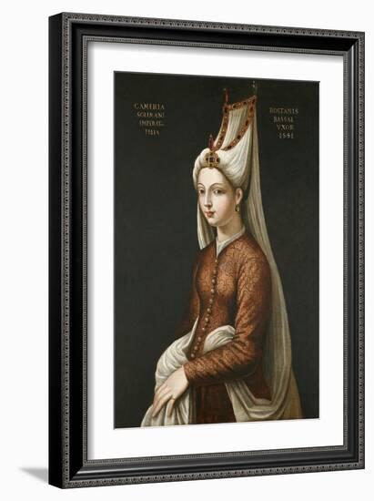 Princess Mihrimah Sultan (1522-1578), Daughter of the Emperor Suleiman I-null-Framed Giclee Print