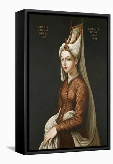 Princess Mihrimah Sultan (1522-1578), Daughter of the Emperor Suleiman I-null-Framed Premier Image Canvas