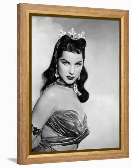 Princess of the Nile, Debra Paget, 1954-null-Framed Stretched Canvas