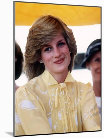 Princess of Wales at St Johns Ambulance Regional Centre at Alice Springs Australia Princess Diana-null-Mounted Photographic Print