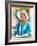 Princess of Wales on Her 1992 Tour of Egypt May 1992-null-Framed Photographic Print