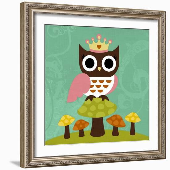 Princess Owl-Nancy Lee-Framed Art Print