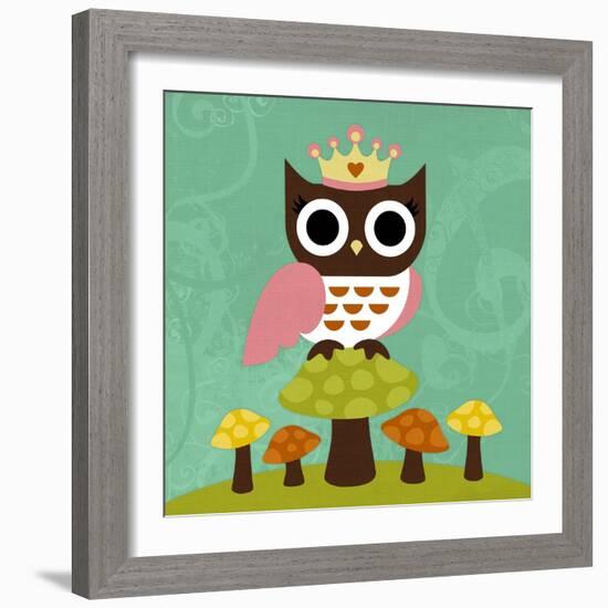 Princess Owl-Nancy Lee-Framed Art Print