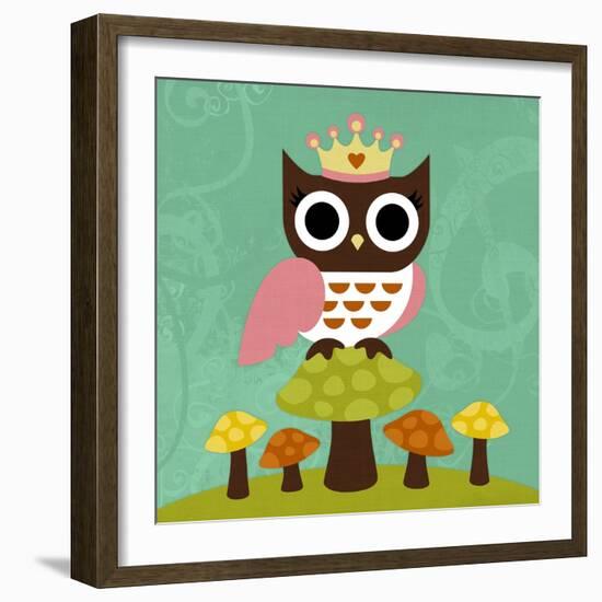 Princess Owl-Nancy Lee-Framed Art Print