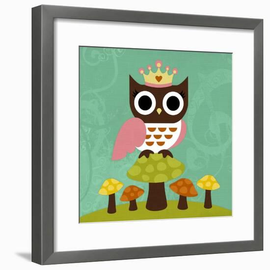 Princess Owl-Nancy Lee-Framed Art Print