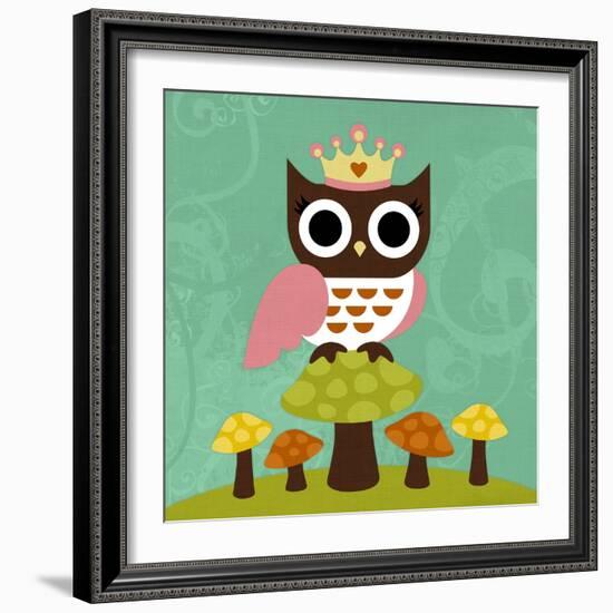 Princess Owl-Nancy Lee-Framed Art Print