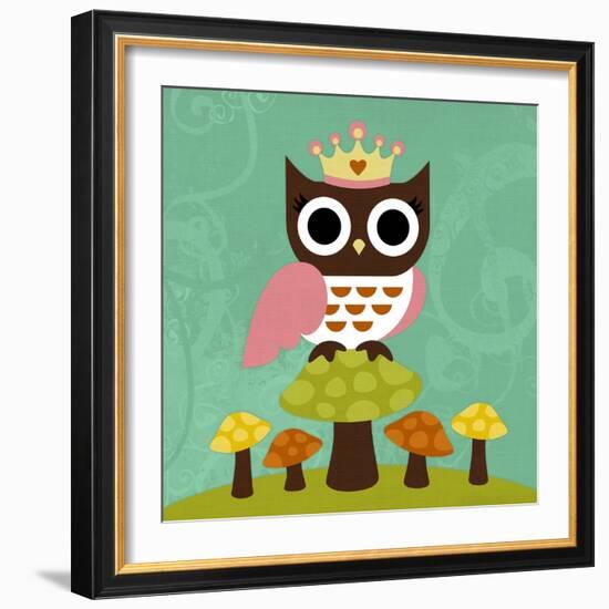 Princess Owl-Nancy Lee-Framed Art Print