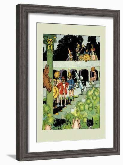 Princess Ozma's Court-John R. Neill-Framed Art Print