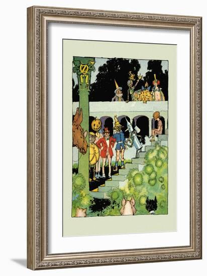 Princess Ozma's Court-John R. Neill-Framed Art Print