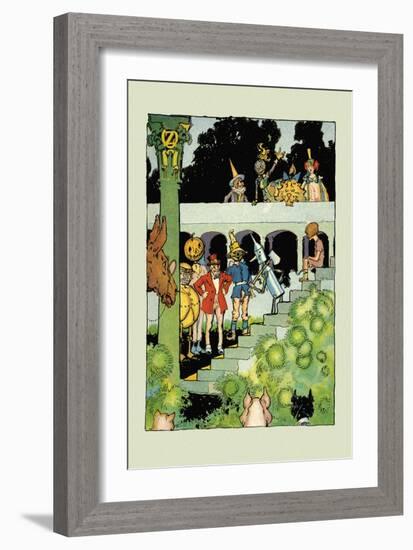 Princess Ozma's Court-John R. Neill-Framed Art Print