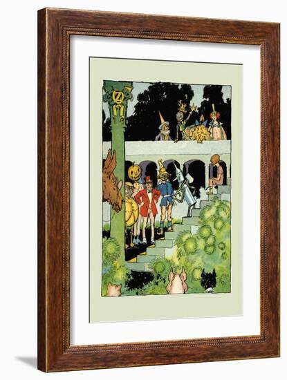 Princess Ozma's Court-John R. Neill-Framed Art Print