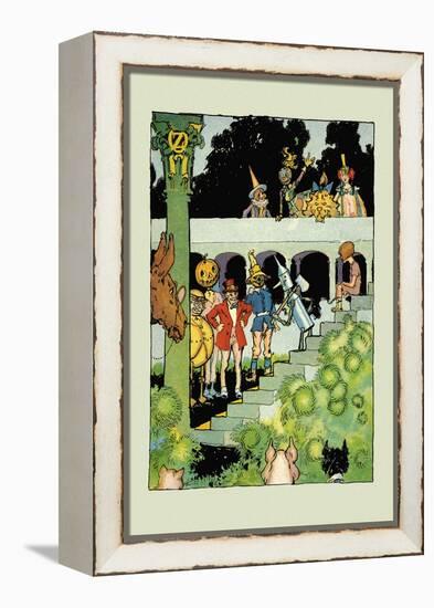 Princess Ozma's Court-John R. Neill-Framed Stretched Canvas