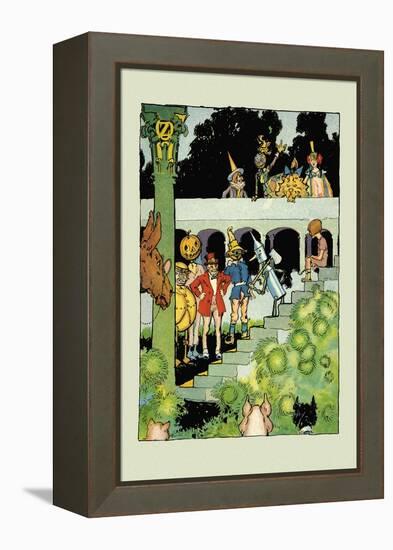 Princess Ozma's Court-John R. Neill-Framed Stretched Canvas