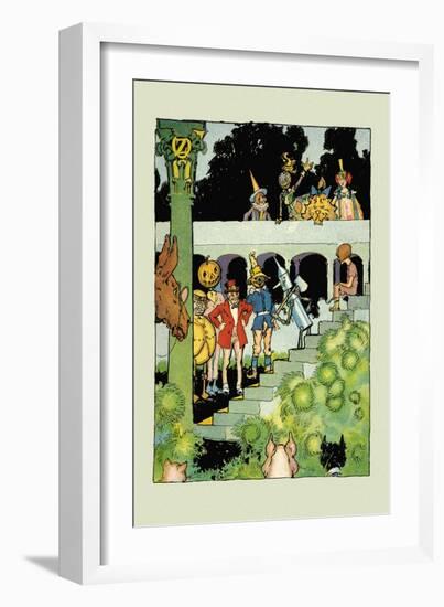 Princess Ozma's Court-John R. Neill-Framed Premium Giclee Print