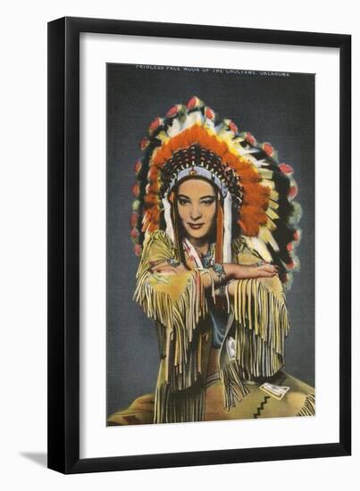 Princess Pale Moon, Choctaw Indian-null-Framed Art Print