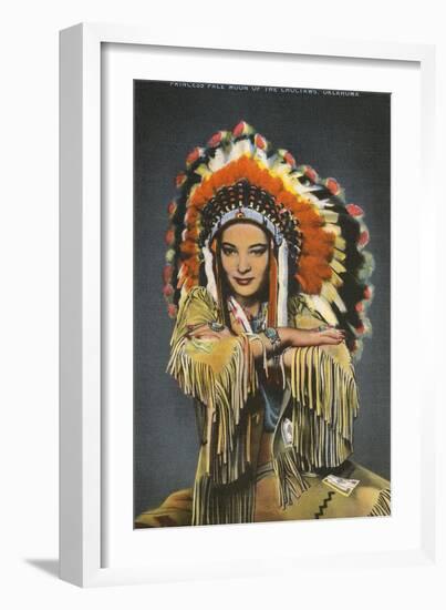 Princess Pale Moon, Choctaw Indian-null-Framed Art Print