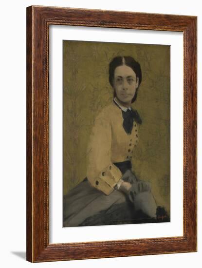 Princess Pauline De Metternich, 1865-Edgar Degas-Framed Giclee Print