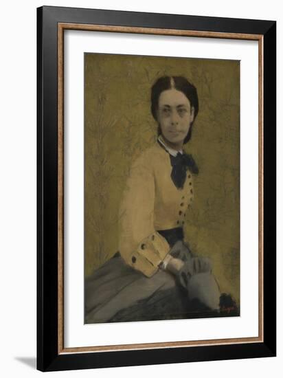 Princess Pauline De Metternich, 1865-Edgar Degas-Framed Giclee Print