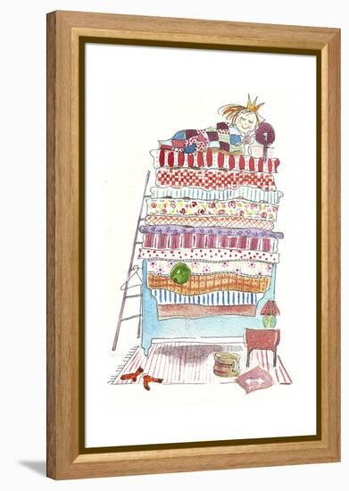 Princess Pea-Effie Zafiropoulou-Framed Premier Image Canvas