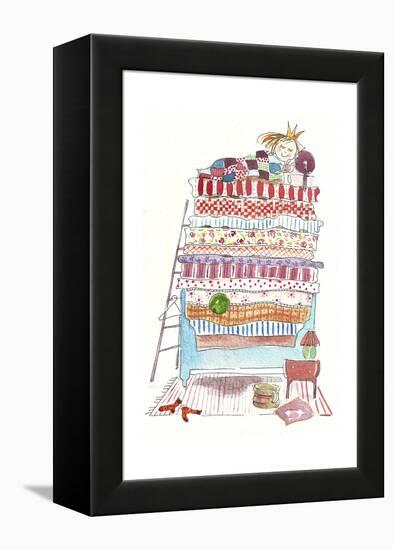 Princess Pea-Effie Zafiropoulou-Framed Premier Image Canvas