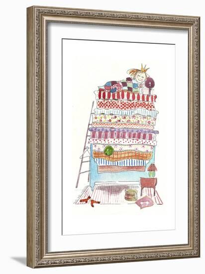 Princess Pea-Effie Zafiropoulou-Framed Giclee Print