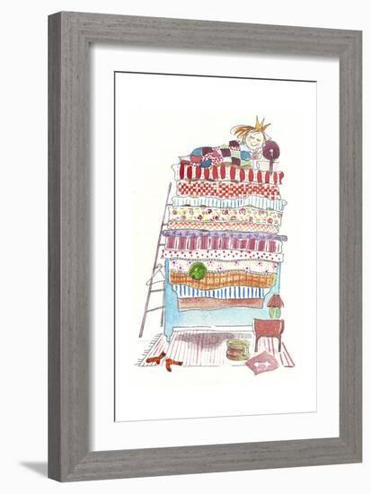 Princess Pea-Effie Zafiropoulou-Framed Giclee Print