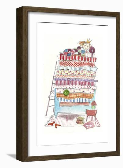 Princess Pea-Effie Zafiropoulou-Framed Giclee Print