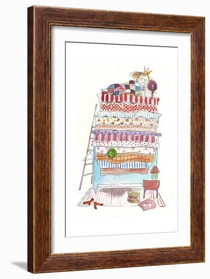 Princess Pea-Effie Zafiropoulou-Framed Giclee Print