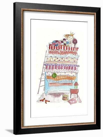 Princess Pea-Effie Zafiropoulou-Framed Giclee Print