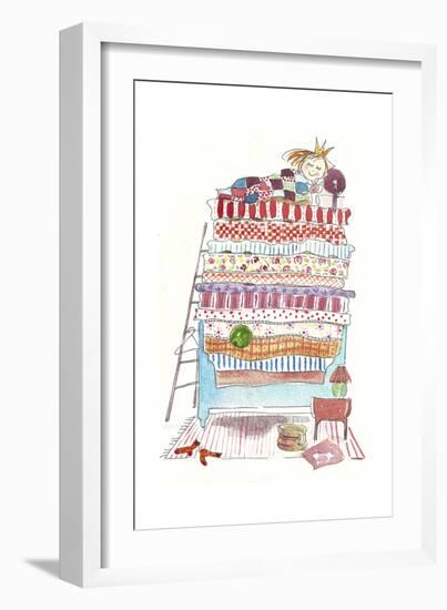 Princess Pea-Effie Zafiropoulou-Framed Giclee Print