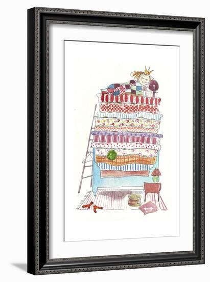 Princess Pea-Effie Zafiropoulou-Framed Giclee Print