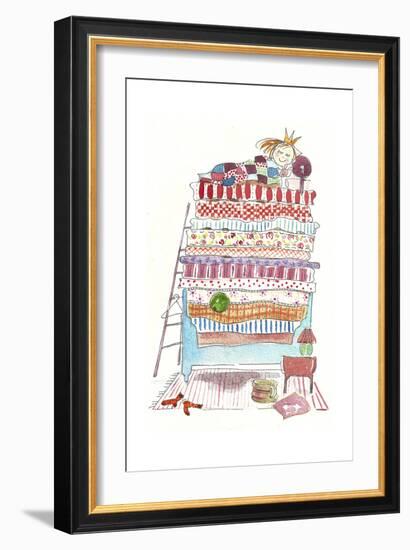 Princess Pea-Effie Zafiropoulou-Framed Giclee Print