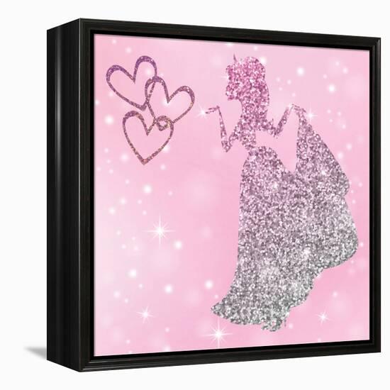 Princess Rules 3 set-Melody Hogan-Framed Stretched Canvas