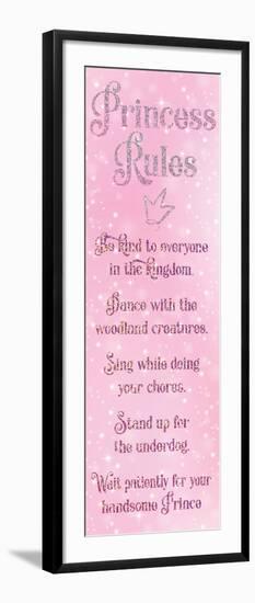 Princess Rules 3 set-Melody Hogan-Framed Art Print