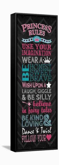 Princess Rules Panel-N. Harbick-Framed Stretched Canvas