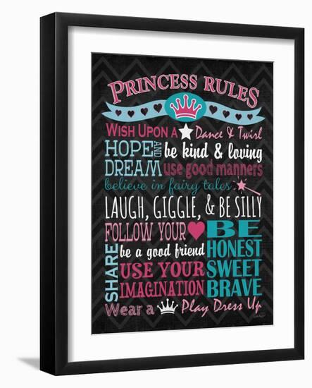 Princess Rules-N. Harbick-Framed Art Print