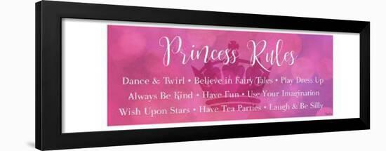 Princess Rules-Gigi Louise-Framed Art Print