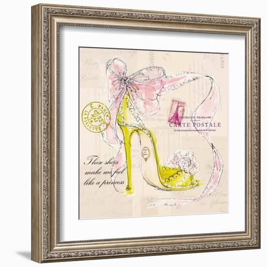 Princess Shoe-Barbara Lindner-Framed Art Print