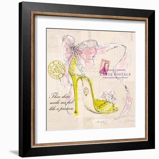 Princess Shoe-Barbara Lindner-Framed Art Print