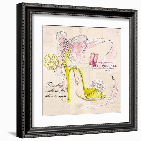 Princess Shoe-Barbara Lindner-Framed Art Print