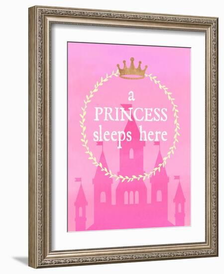 Princess Sleeps-Bella Dos Santos-Framed Art Print