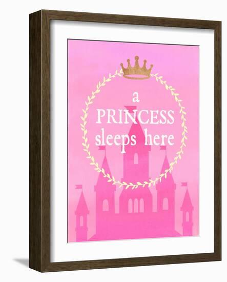 Princess Sleeps-Bella Dos Santos-Framed Art Print