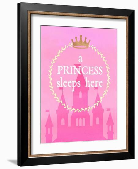 Princess Sleeps-Bella Dos Santos-Framed Art Print