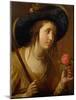 Princess Sophia of Bohemia (1630-1714), Mother of George I as a Shepherdess-Gerrit van Honthorst-Mounted Giclee Print