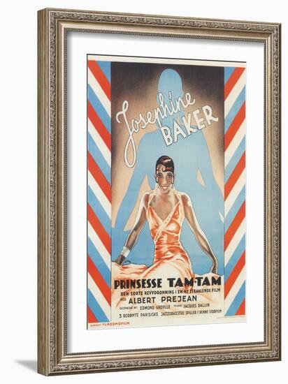 Princess Tam-Tam, Josephine Baker-null-Framed Premium Giclee Print