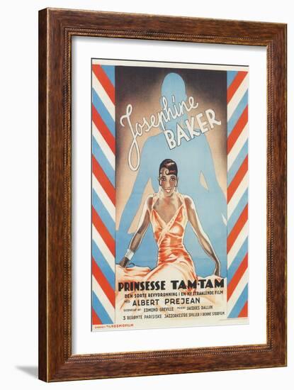 Princess Tam-Tam, Josephine Baker-null-Framed Premium Giclee Print